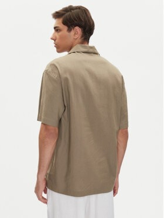 Emporio Armani Koszula EM000593 AF12356 U6189 Brązowy Regular Fit