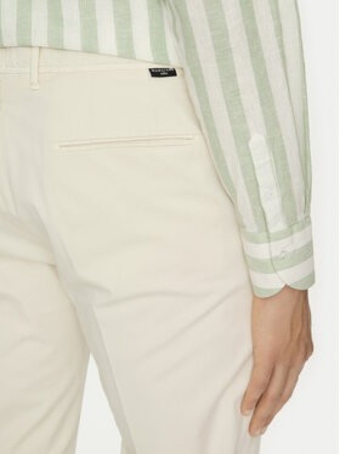 Marciano Guess Spodnie materiałowe 5GHB26 2322Z Écru Regular Fit