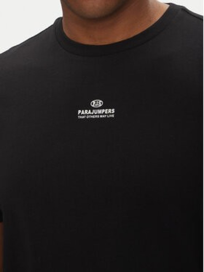 Parajumpers T-Shirt Clint 25SMPMTSRE08 Czarny Regular Fit