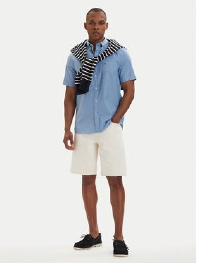 Tommy Hilfiger Szorty jeansowe Dover Washed MW0MW42556 Kremowy Regular Fit