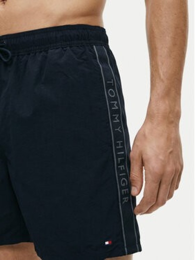 Tommy Hilfiger Szorty kąpielowe UM0UM03730 Granatowy Regular Fit