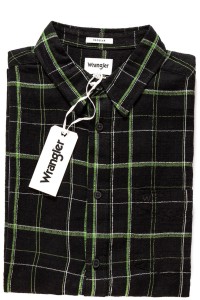 WRANGLER SS 1PKT SHIRT KOSZULA MĘSKA MATERIAŁOWA FADED BLACK W5860B8V6 112129499