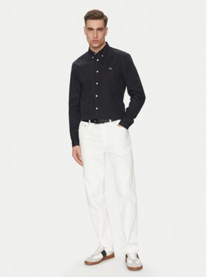 Lacoste Koszula CH2933 Czarny Regular Fit