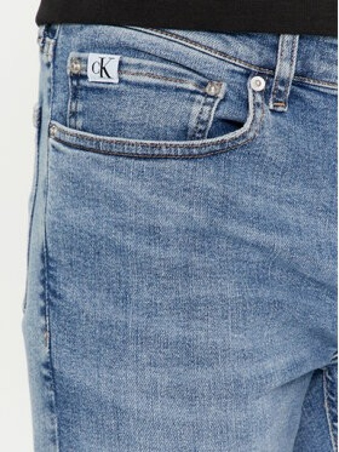Calvin Klein Jeans Jeansy J30J324843 Niebieski Super Skinny Fit