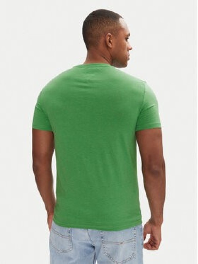 Tommy Jeans T-Shirt Jaspe DM0DM20363 Zielony Slim Fit
