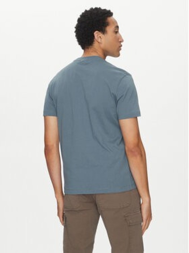 Napapijri T-Shirt S-box Logo NP0A4I3L Zielony Regular Fit