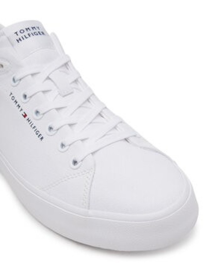 Tommy Hilfiger Tenisówki Th Hi Vulc Low Core Canvas FM0FM05396 Biały