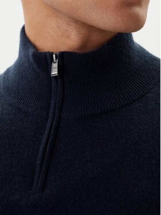 BOSS Sweter H-Hemarlo 50549984 Granatowy Regular Fit