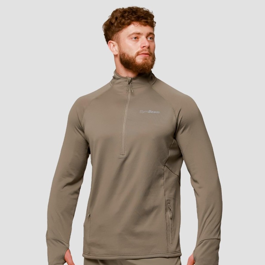 Bluza męska do biegania z zamkiem Pulse 1/2 Zip