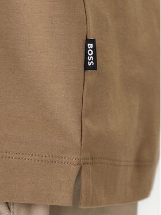 BOSS T-Shirt C-Taut 01 50555844 Khaki Regular Fit