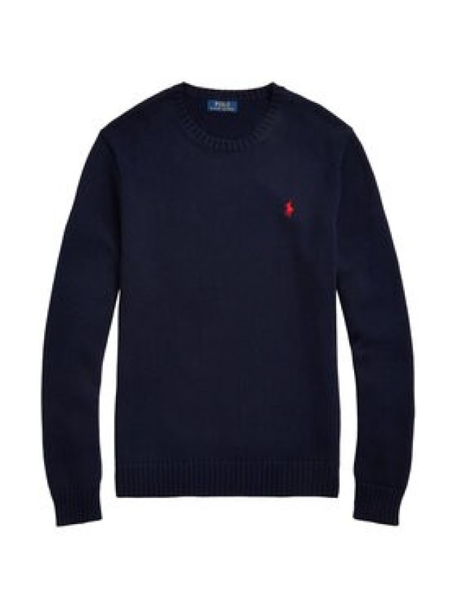 Polo Ralph Lauren Sweter Classic 710810846001 Granatowy Regular Fit