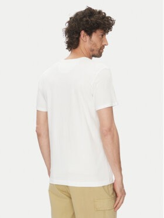 La Martina T-Shirt Aloysius MARG30 JS206 Biały Regular Fit