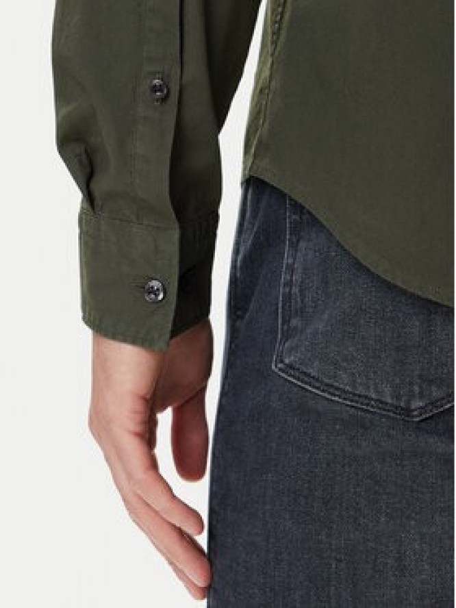 HUGO Koszula Ermo 50500216 Zielony Slim Fit