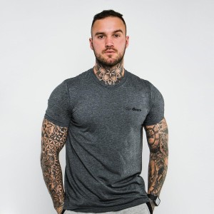 Koszulka męska fitness z krótkim rękawem Basic