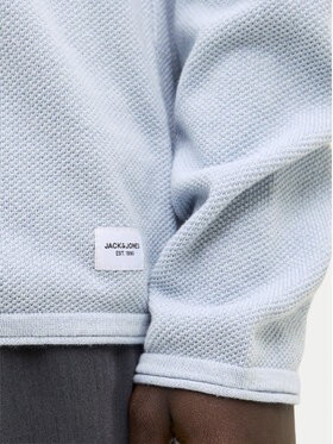 Jack & Jones Sweter Hill 12157321 Błękitny Regular Fit