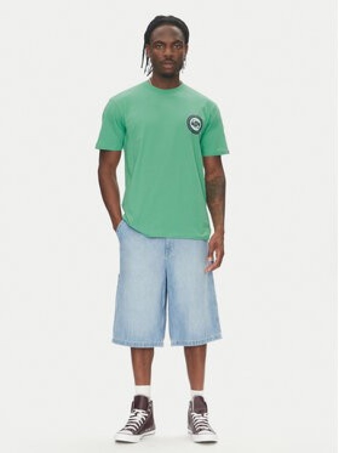Quiksilver T-Shirt Circle Back Ss EQYZT08054 Zielony Regular Fit