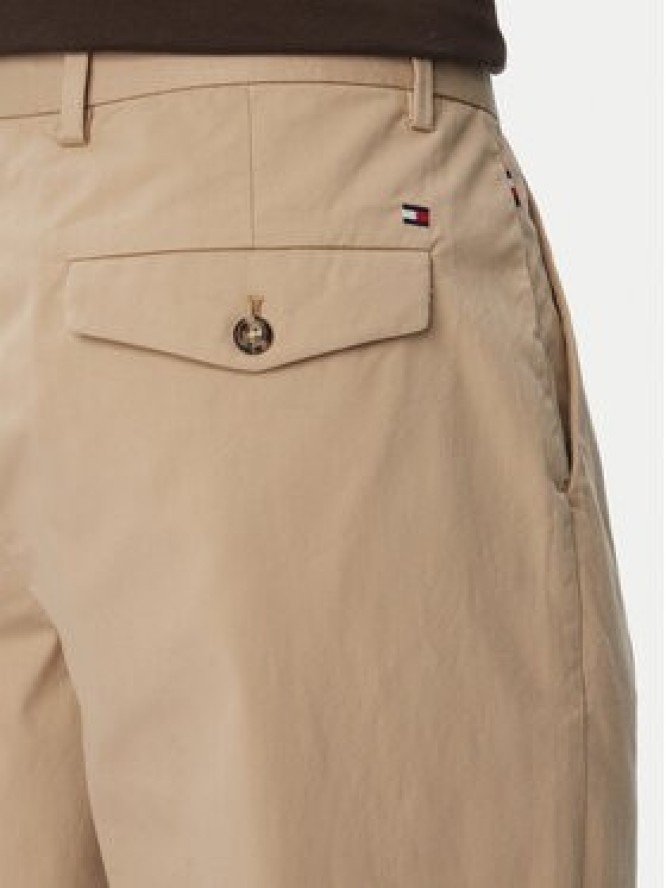 Tommy Hilfiger Spodnie materiałowe Harlem MW0MW43158 Beżowy Straight Fit