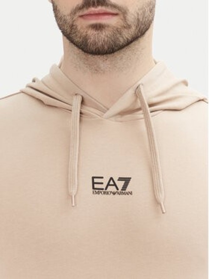 EA7 Emporio Armani Bluza 8NPM32 PJVRZ U6155 Beżowy Regular Fit
