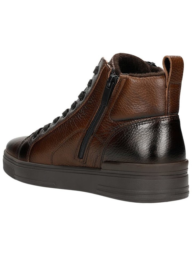 Wojas Skórzane botki w kolorze brązowym rozmiar: 42