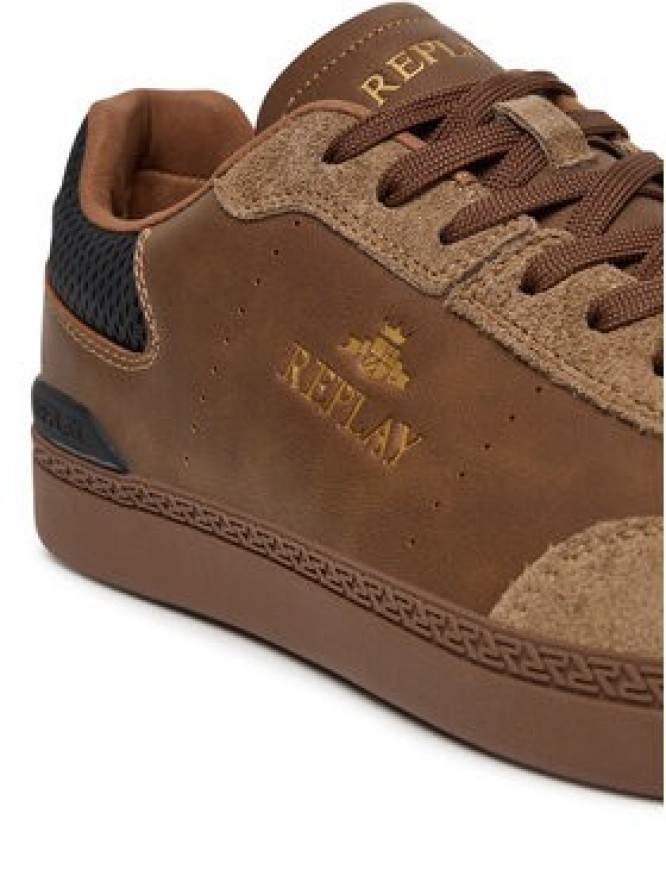 REPLAY Sneakersy GMSD7.000.C0004S Brązowy