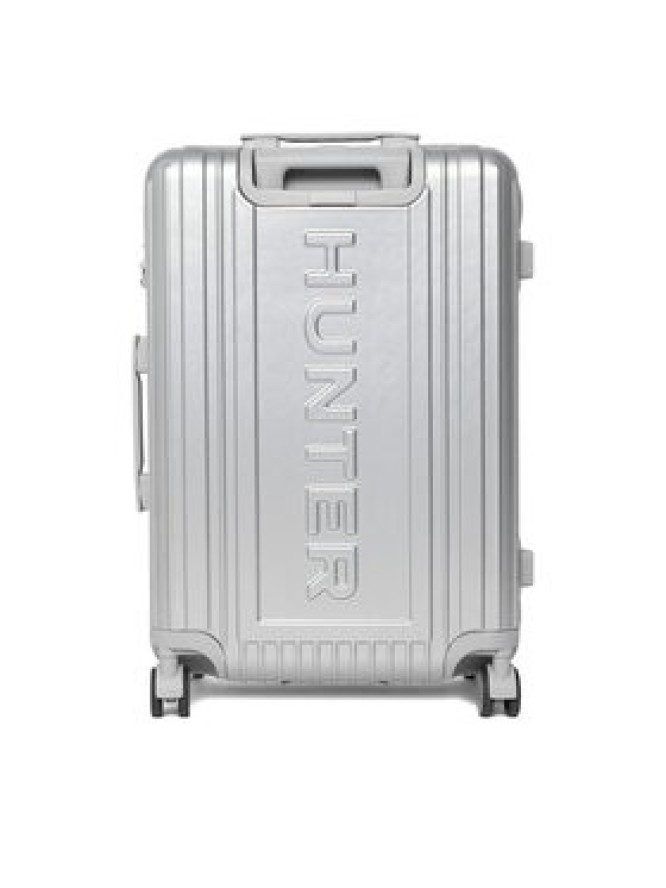 Hunter Walizka średnia CEO-HUNTER-M-002-08-SILVER Srebrny