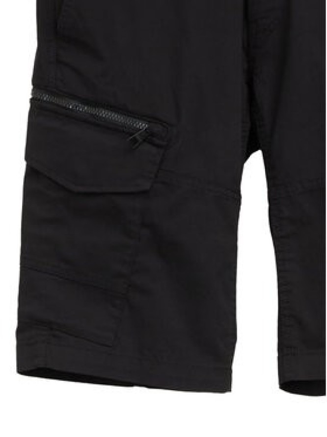 Tom Tailor Denim Szorty materiałowe 1044836 Czarny Regular Fit