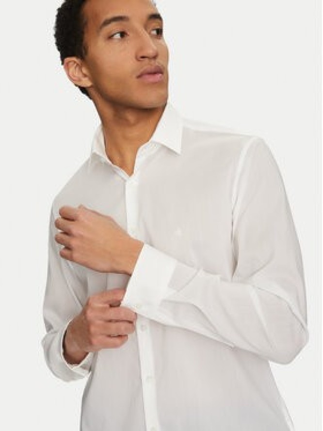 Calvin Klein Koszula K10K114356 Biały Regular Fit