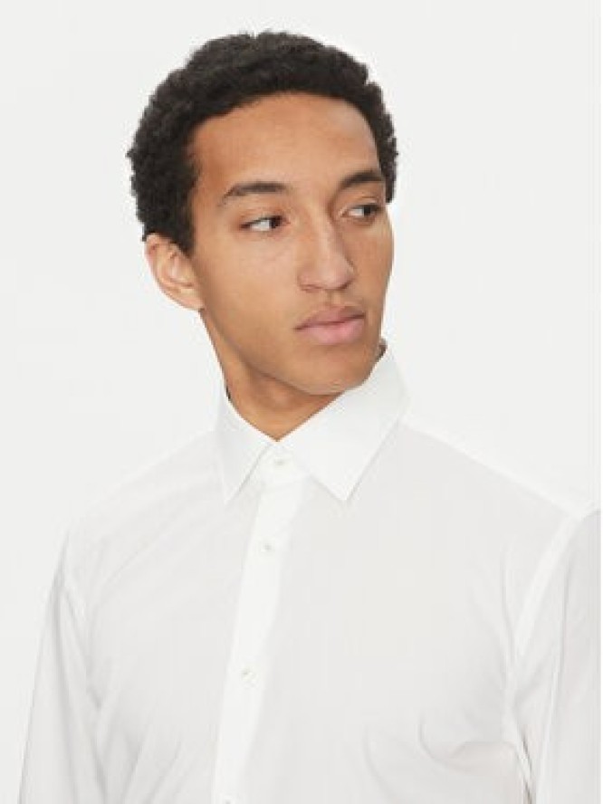 BOSS Koszula Hank 50532804 Biały Slim Fit