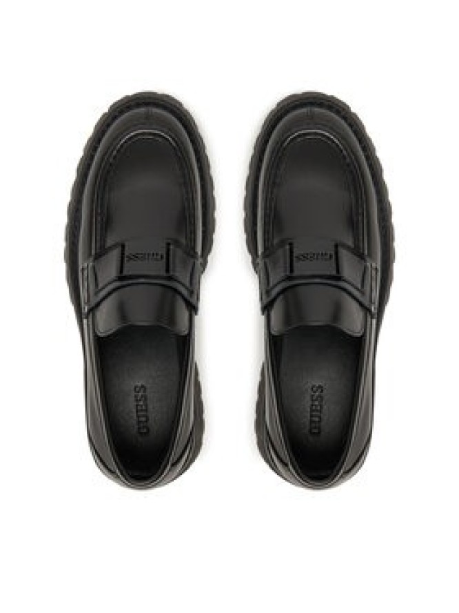Guess Loafersy FMTGOR LEA14 Czarny
