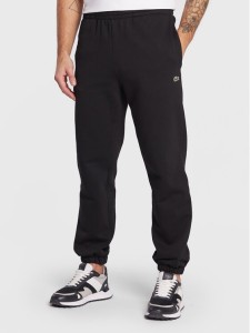 Lacoste Spodnie dresowe XH9610 Czarny Regular Fit