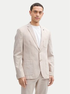 Tom Tailor Marynarka 1045065 Beżowy Regular Fit