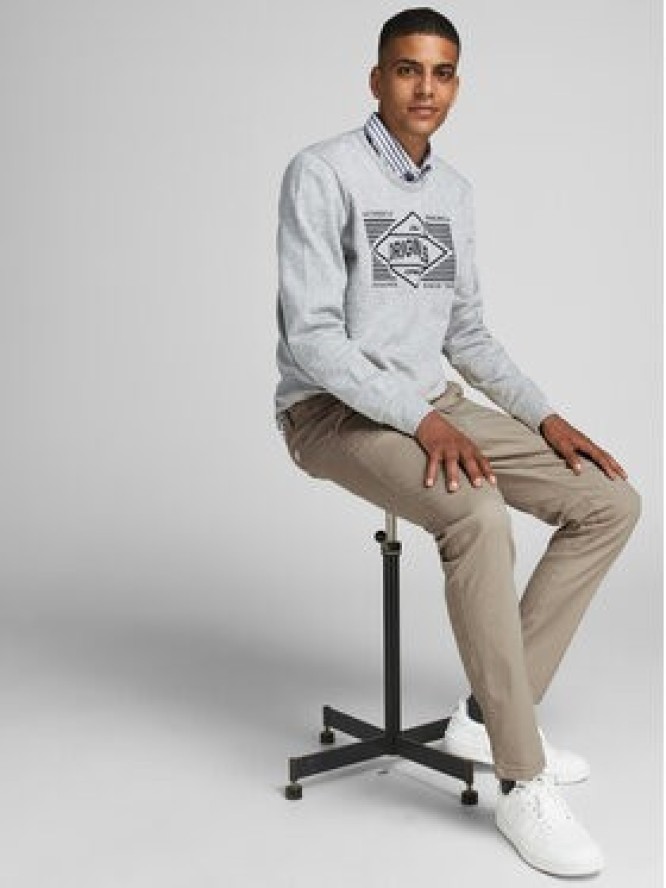 Jack & Jones Spodnie materiałowe Marco Dave 12174307 Beżowy Slim Fit