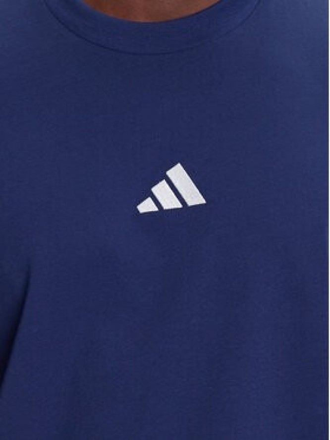 adidas T-Shirt Essentials 3-Stripes JE6399 Niebieski Regular Fit