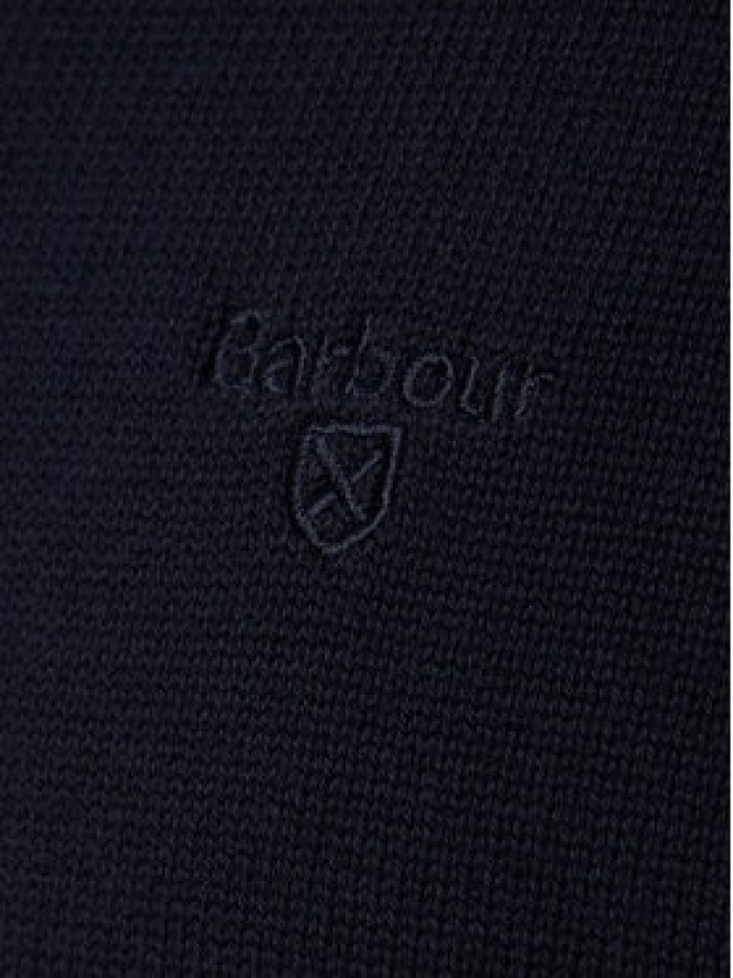 Barbour Sweter Half Zip MKN1074NY91 Granatowy Regular Fit