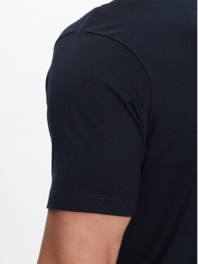 Paul&Shark T-Shirt C0P1239 Granatowy Regular Fit