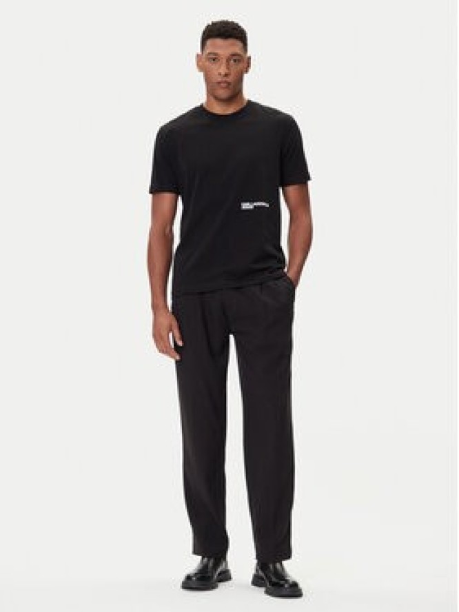 Karl Lagerfeld Jeans T-Shirt A4M17027 Czarny Regular Fit