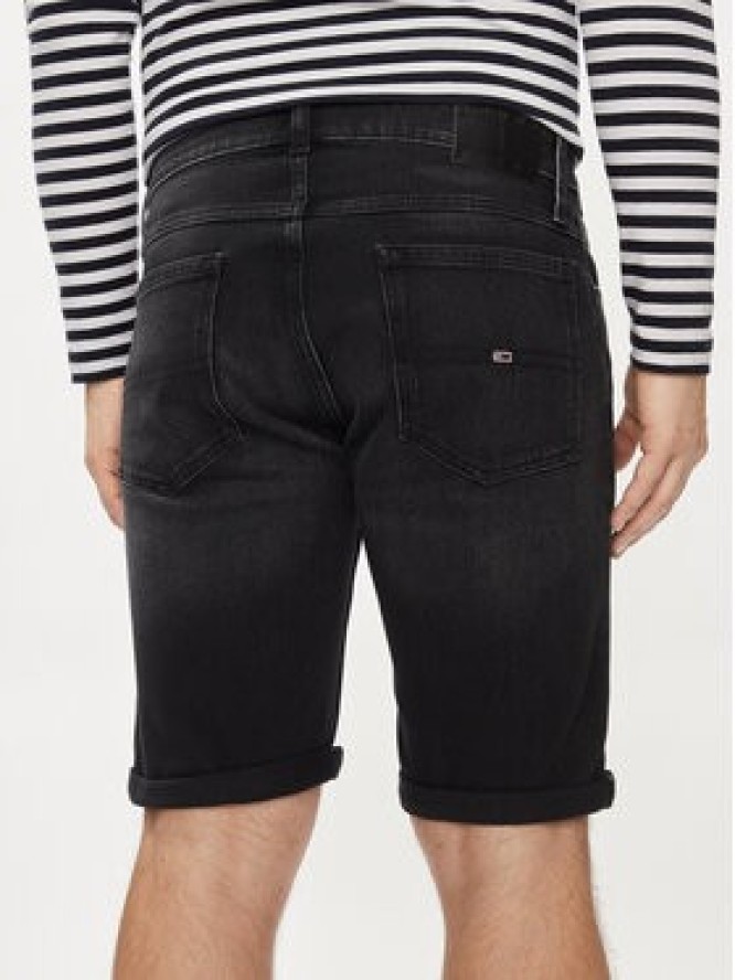 Tommy Jeans Szorty jeansowe Ronnie DM0DM18784 Czarny Slim Fit