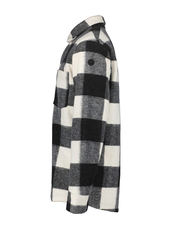 LUHTA Kurtka koszulowa "Haapavesi" w kolorze czarno-białym rozmiar: 54