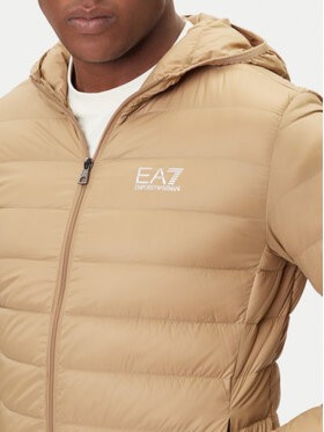 EA7 Emporio Armani Kurtka puchowa 8NPB24 PNGPZ U6171 Beżowy Regular Fit