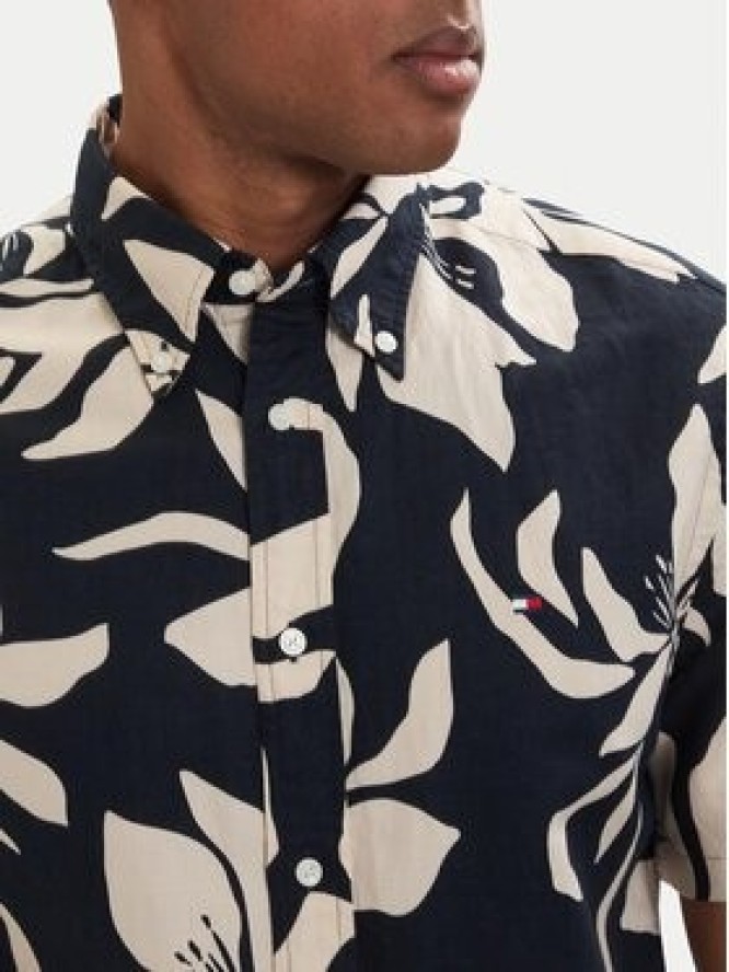 Tommy Hilfiger Koszula MW0MW42447 Granatowy Regular Fit