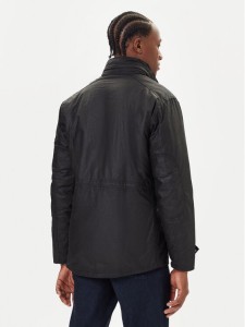Barbour Kurtka przejściowa Sapper MWX0020BK71 Czarny Regular Fit