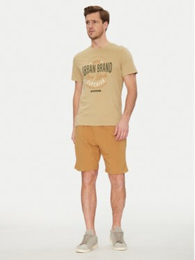 Blend Szorty sportowe 20717881 Brązowy Regular Fit