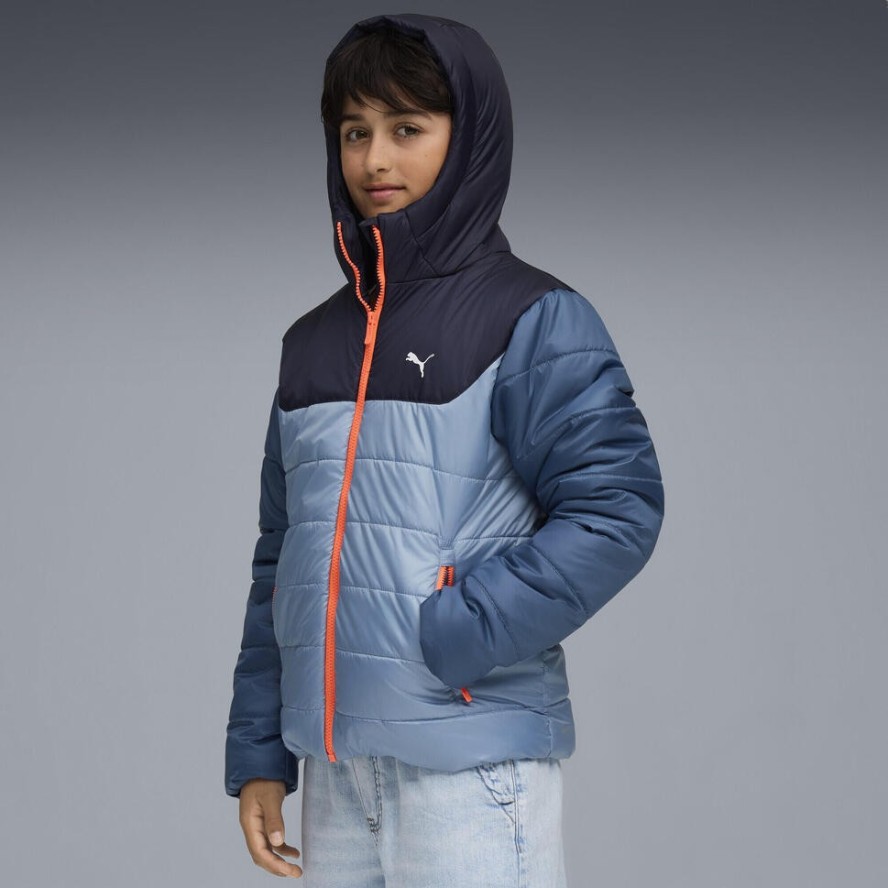 Młodzieżowa kurtka ocieplana Essentials z kapturem PUMA