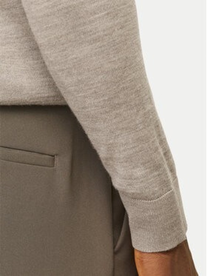 Jack & Jones Sweter Merino 12216817 Szary Regular Fit