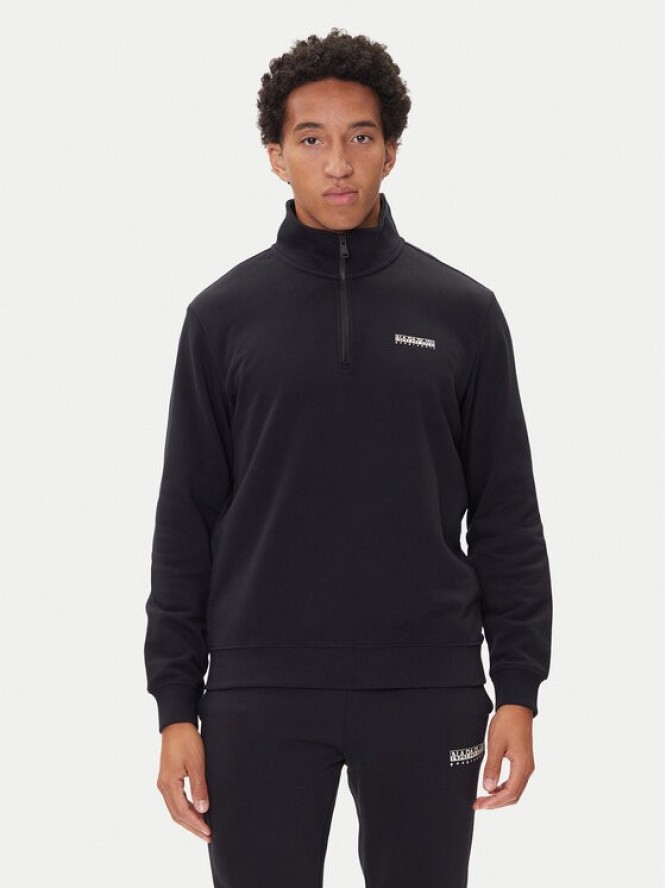 Napapijri Bluza NP0A88TO Czarny Relaxed Fit