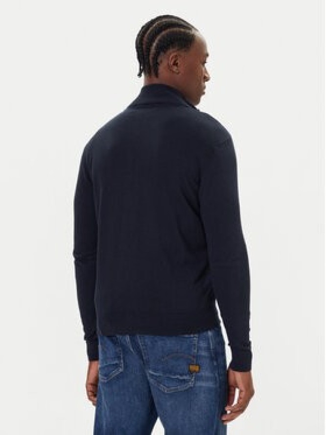 Bugatti Sweter 7600-85520D Granatowy Regular Fit