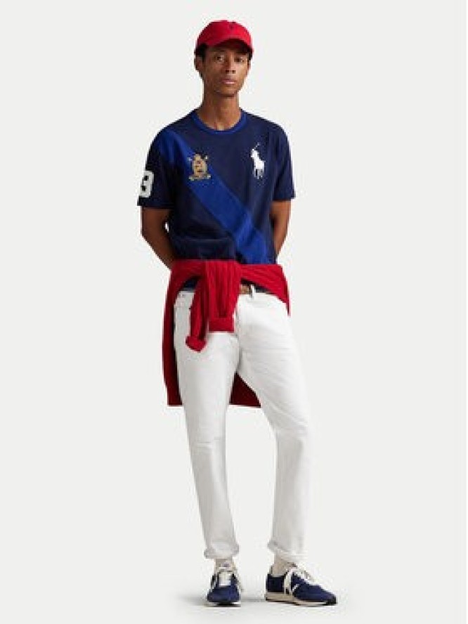 Polo Ralph Lauren T-Shirt 710981767003 Granatowy Regular Fit