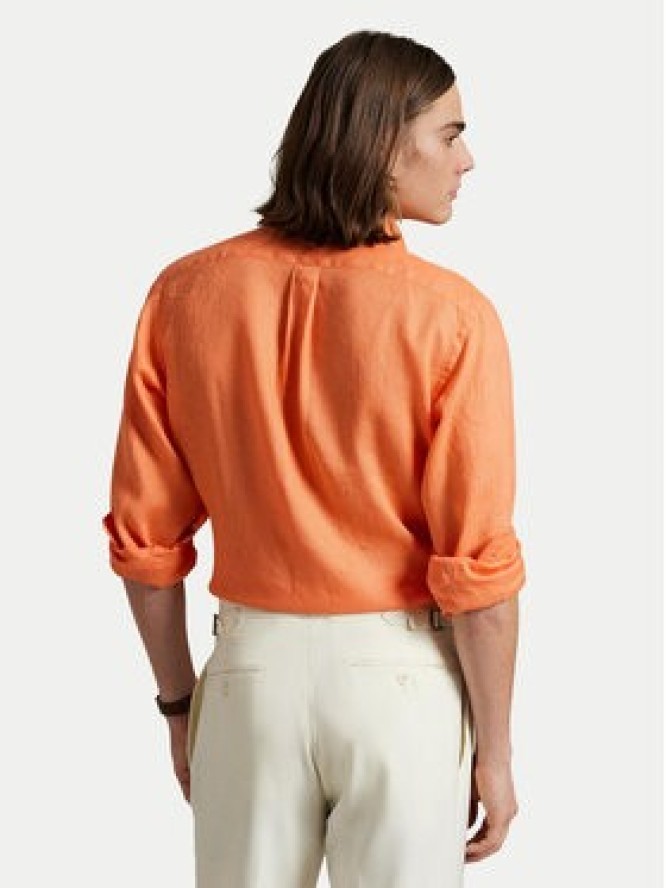 Polo Ralph Lauren Koszula 710968915009 Pomarańczowy Slim Fit