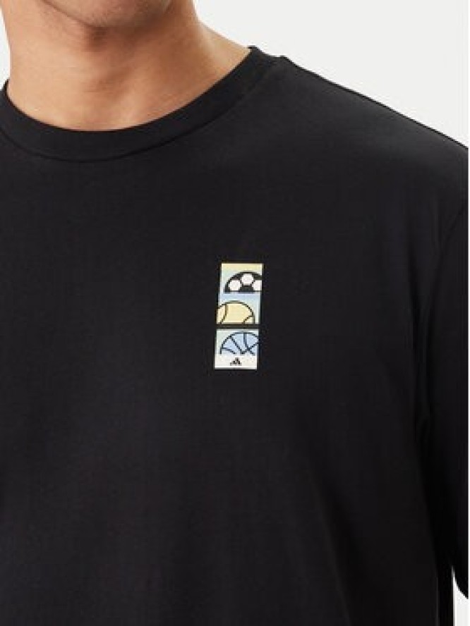 adidas T-Shirt Memories Of Sport Poster Graphic KB2506 Czarny Regular Fit