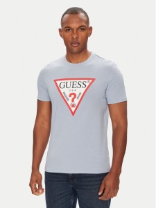 Guess T-Shirt M2YI71 I3Z14 Niebieski Slim Fit